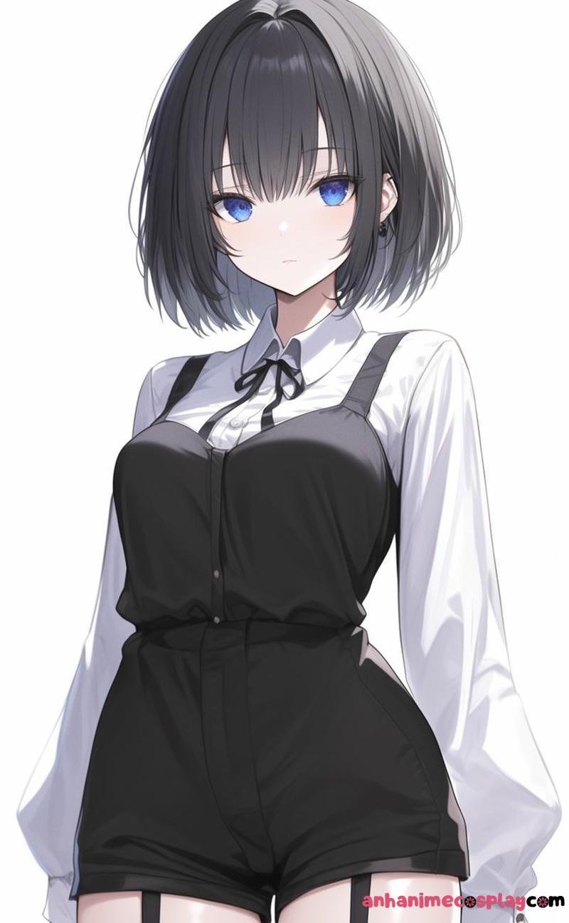 anime nữ tóc ngắn cute kawaii